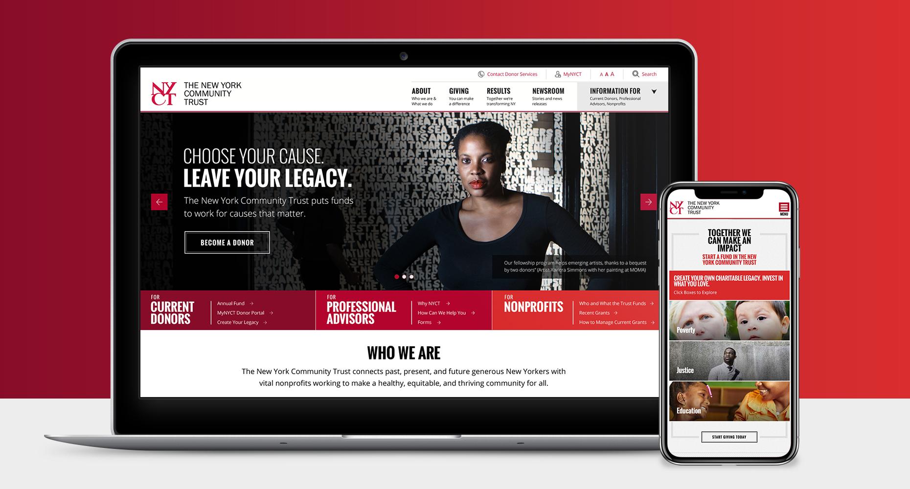 New York Community Trust: Telling a story of human impact